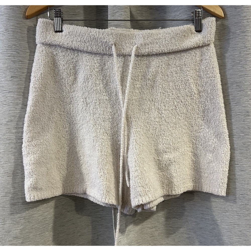 Victoria’s‎ Secret Fleece Fuzzy Pajama Shorts White/cream Size XL
